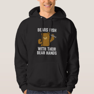 Bären fischen mit ihren Bärenhänden Hoodie
