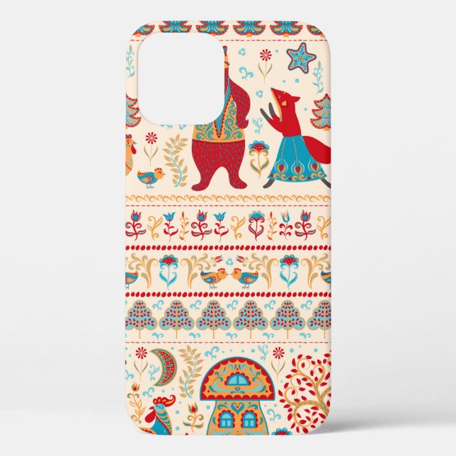 Bären, Fuchs, Hähnchen und Huhn mit Huhn, Feen ode Case-Mate iPhone Hülle (Rückseite)