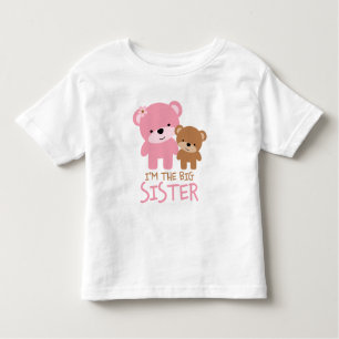 Bären "ich bin die große Schwester " Kleinkind T-shirt