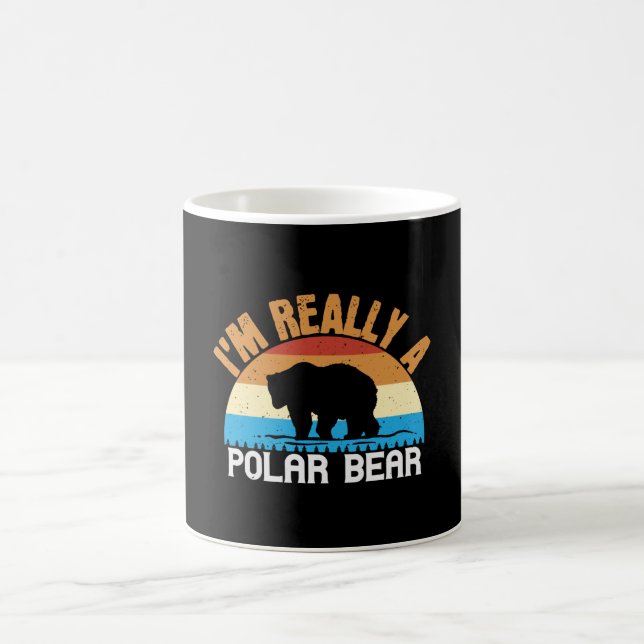 Bären - Ich bin wirklich ein Eisbär Kaffeetasse (Mittel)