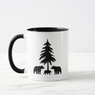 Bären im Wald Kaffee Tasse