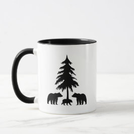 Bären im Wald Tasse