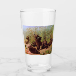 Bären im Watermelon Patch (von W.H. Beard) Glas