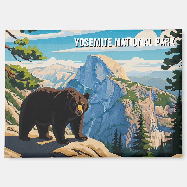 Bären im Yosemite Nationalpark Magnet (Vorderseite)