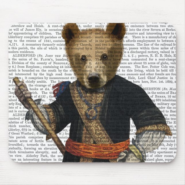 Bären in Blue Robes 2 Mousepad (Vorne)