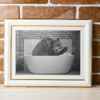 Bären in der Badewanne Bubble Bad Tier