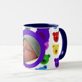 Bären in Lila Tasse