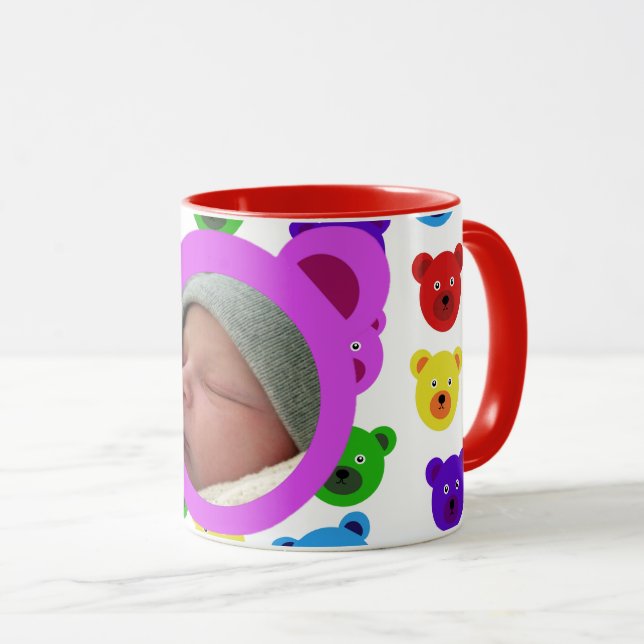 Bären in Violet Tasse (VorderseiteRechts)