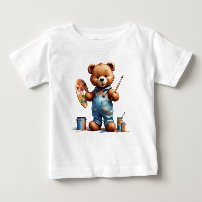 Bären-Kollektion für kleine Abenteurer! Baby T-shirt (Vorderseite)