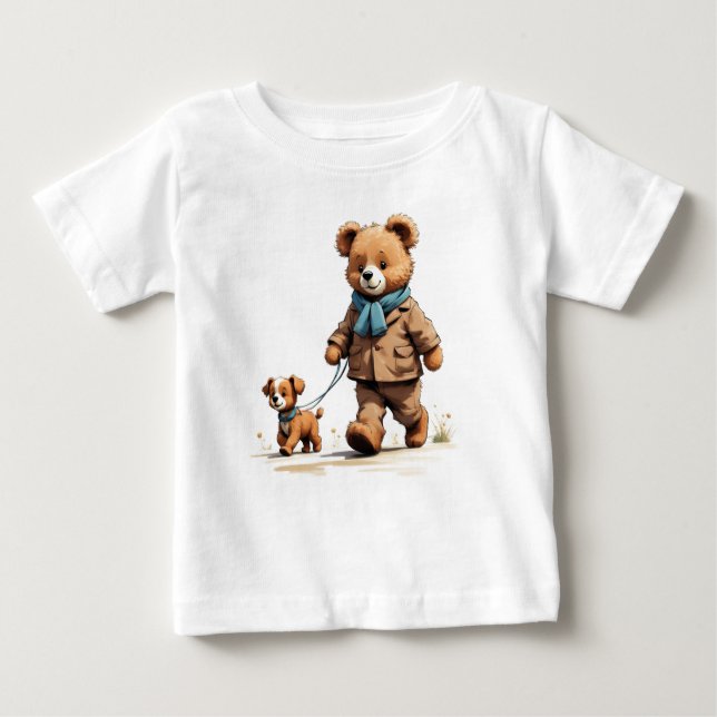 Bären-Kollektion für kleine Abenteurer! Baby T-shirt (Vorderseite)