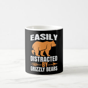 Bären - leicht von Grizzly Bären abgelenkt Kaffeetasse