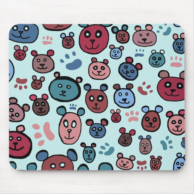 Bären Mousepad (Vorne)