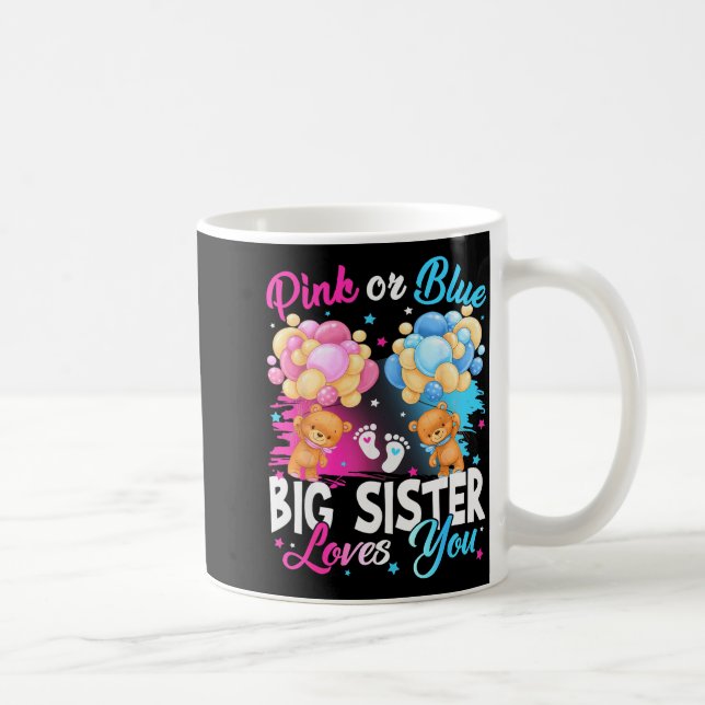 Bären Nk Oder Blau Große Schwester Liebt Dich Gesc Kaffeetasse (Rechts)