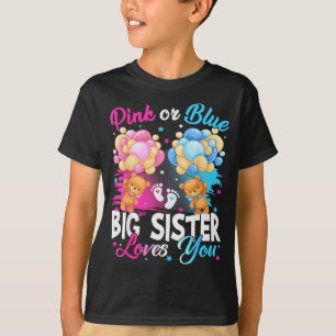 Bären Nk Oder Blau Große Schwester Liebt Dich Gesc T-Shirt