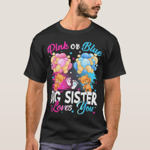 Bären Nk Oder Blau Große Schwester Liebt Dich Gesc T-Shirt