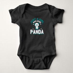 Bären - Nur ein Mädchen, das Panda Liebe Baby Strampler