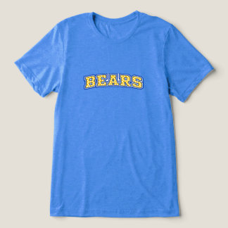 Bären Polka Punkt  Tri-Blend Shirt