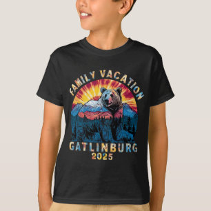 Bären-Souvenir-Familienurlaub Tennessee Gatlinburg T-Shirt