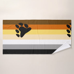Bären-Stolz-Flagge Badehandtuch