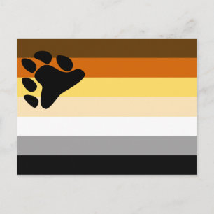 Bären-Stolz-Flagge Postkarte