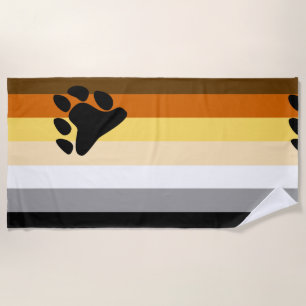 Bären-Stolz-Flagge Strandtuch