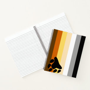 Bären-Stolzflagge Notizbuch