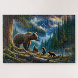 Bären- und Cubs-Abenteuer, Waldberg Puzzle