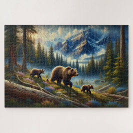 Bären- und Cubs-Abenteuer, Waldberg Puzzle