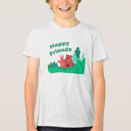 Bären und Kaninchen der besten Freunde Tri-Blend Shirt