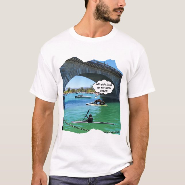 Bären und Sack auf Jet Ski im Havasu-See T-Shirt (Vorderseite)