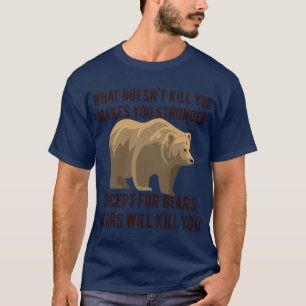 Bären werden dich töten Junge lustig T-Shirt