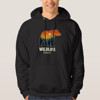 Bärenbär-Silhouette mit Naturbär Hoodie