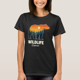 Bärenbär-Silhouette mit Naturbär T-Shirt
