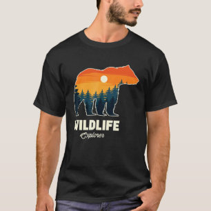 Bärenbär-Silhouette mit Naturbär T-Shirt