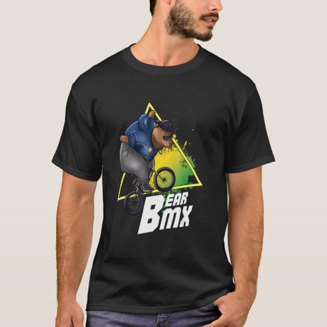 Bärenberg Extreme Cycling Stunts Fahrradfahrer Bm T-Shirt (Vorderseite)