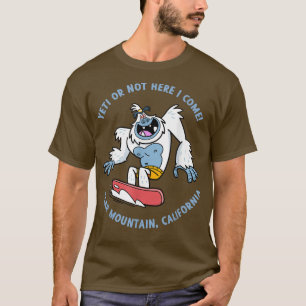 Bärenberg, Kalifornien Yeti Snowboarding Vacati T-Shirt