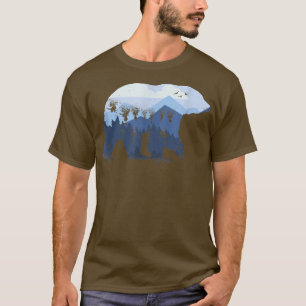 Bärenberg Kontur Region Lover Forest Fan Anima T-Shirt