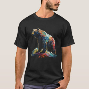 Bärenberge farbige Wildtiere Zoo Art anim T-Shirt