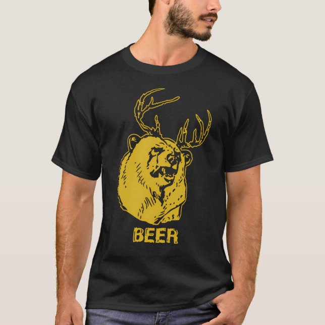 Bärenbier - Berufliche Grafik T-Shirt (Vorderseite)