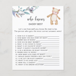 Bärenblume Wer DADDY am besten kennt