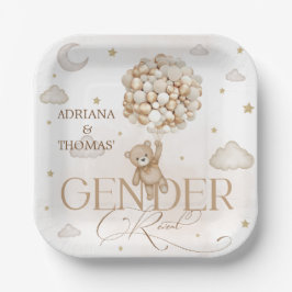 Bärenbraun-Neutral-Geschlechtsverkehr Pappteller