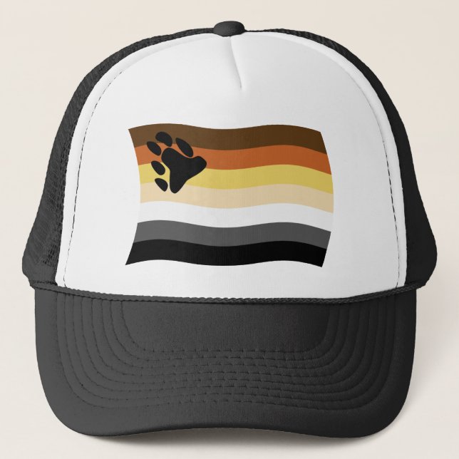 Bärenbruderschafts-Flag Truckerkappe (Vorderseite)
