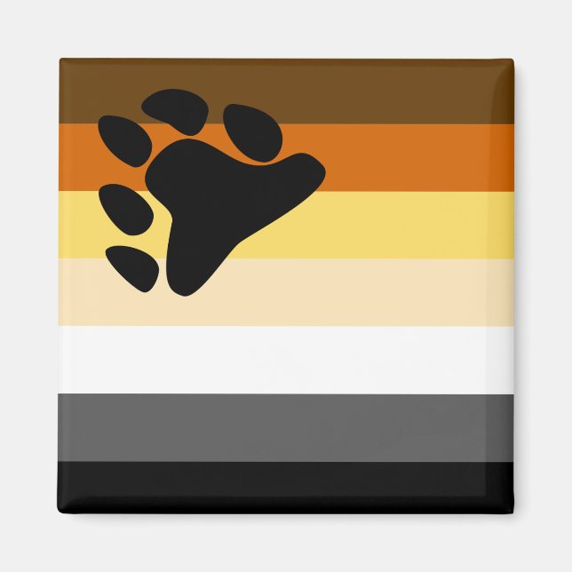 Bärenbruderschaftsflagge Magnet (Vorne)