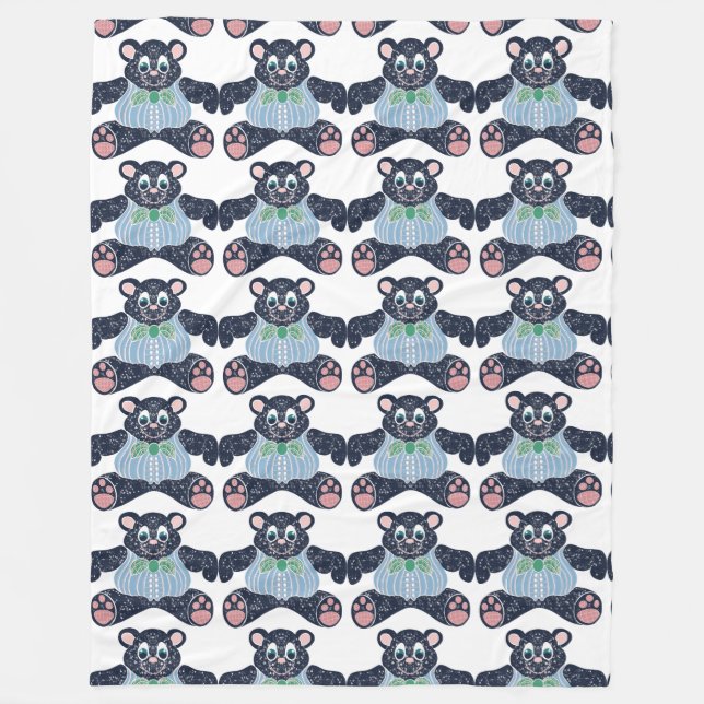 Bärendecke Fleecedecke (Vorderseite)