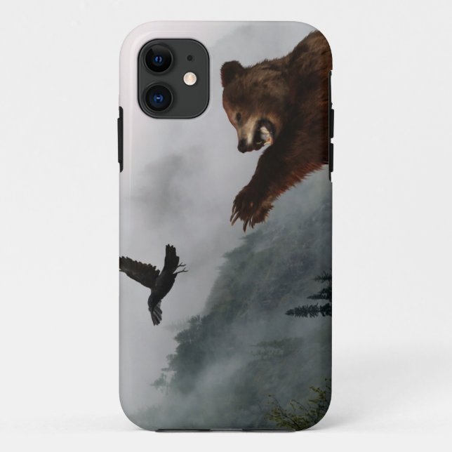 Bärendesign für Tierschützer und Wildtiere Case-Mate iPhone Hülle (Rückseite)