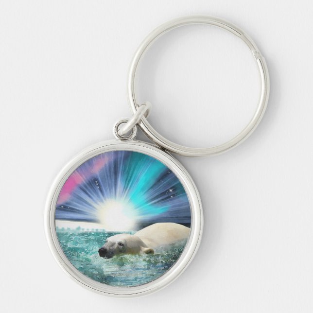 Bärendesign für Tierschützer und Wildtiere Schlüsselanhänger (Vorne)