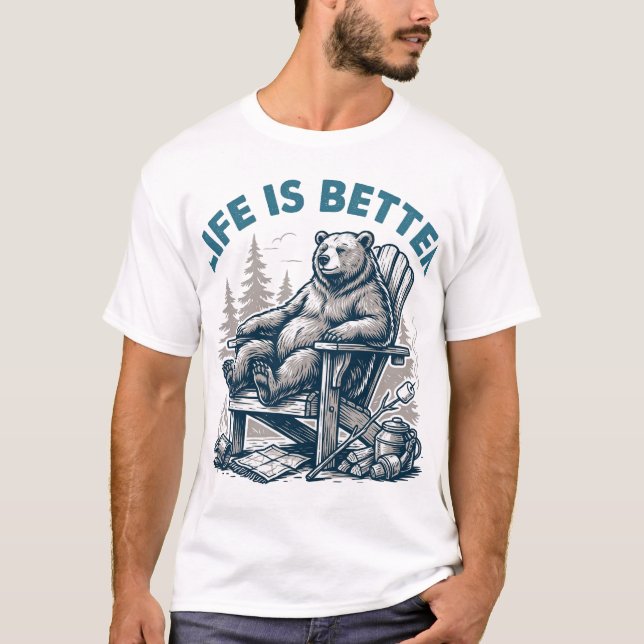 Bärendesign  T-Shirt (Vorderseite)