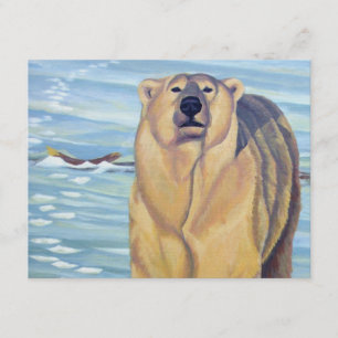 Bäreneinladungen Personalisiert Polar Bear Art Car Einladung