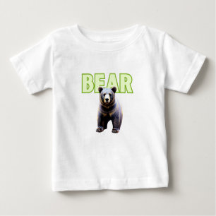 Bäreneleganz: Ikonisches Design der Pose Baby T-shirt