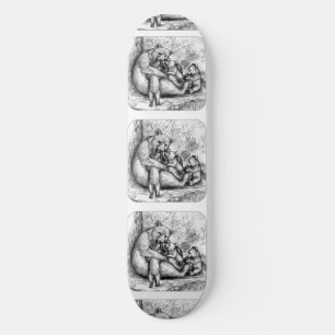 Bärenfamilie Skateboard